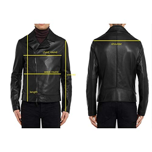 Men's Distress Leather Jackets Motorcycle Bomber Biker Stylish Outerwear Zipper Jacket(Moss Green)3