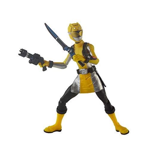 Power Rangers Beast Morphers Yellow Ranger 6-inch Action Figure Toy inspired by the Power Rangers TV Show