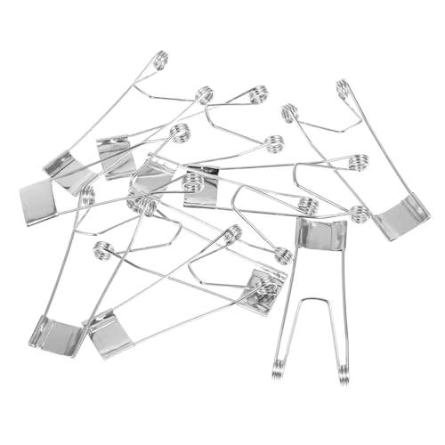 HOLIDYOYO 10pcs Heavy Duty Metal Spring Clips for Downlights Light Accessories Ceiling Lamp Fixing Clamps Led Downlight Clips 53mm