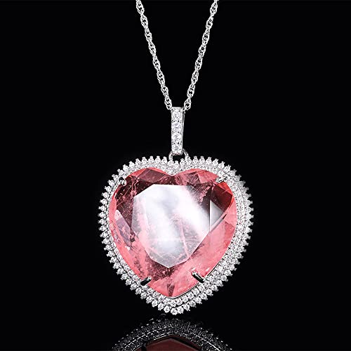 Collier cœur quartz rose pour sublimer un décolleté sans irritation