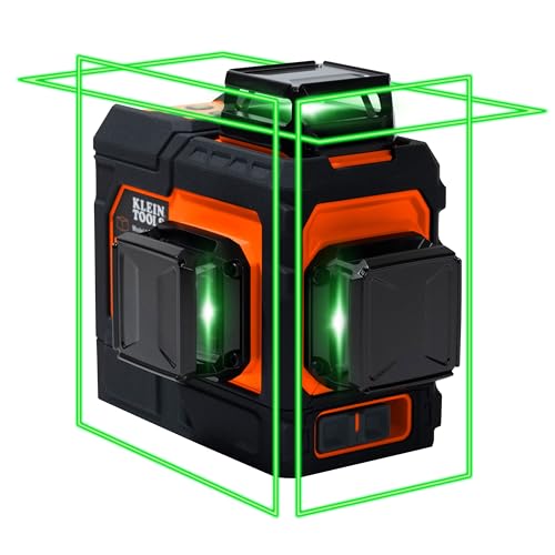 Klein Tools 93PLL Self-Leveling Laser Level with Bright Green...