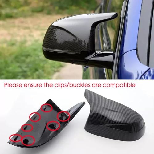 Coque de rétroviseur blanche pour BMW X5 E70 et X6 E71 2007-2014