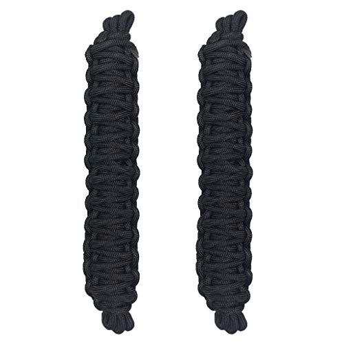 Shiwaki 2Pcs Sangles De Limitation De Porte, Charnière en Tissu, Positions D'arrêt Multiples pour Jeep Wrangler JK YJ TJ 1996-2017