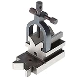 TINVHY All Angle V-block and Clamp, .0003 Hardened Steel Machinist Tools V-Block with Clamps
