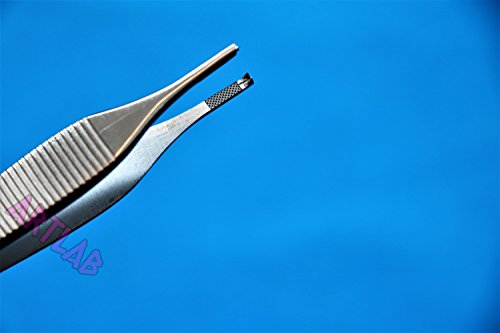 1 PC German ADSON KOCHER Forceps 1X2 Teeth 4.75" with Tungsten Carbide Inserts (CYNAMED)