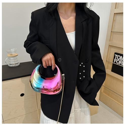 Image of Acrylic Handbags for Women Cute Acrylic Clutch Small Unique Purse Trendy Metal Evening Bag for Party Cocktail