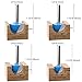 Vipbhtool Cove Box Router Bit Set Solid Carbide Double Flute Core Box Round Nose Router Bit 1/4 Inch Shank Woodworking Tool- 1/4
