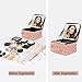 Travel Makeup Bag With 360° rotating LED Mirror,Waterproof cosmetic organizer,Portability Cosmetic case,Makeup organizer,Gift for Women,Girls Gift (Pink)