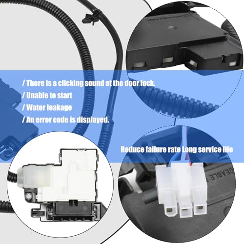 Kit de remplacement pour couvercle de machine à laver et interrupteurs de porte de lave-linge - 5