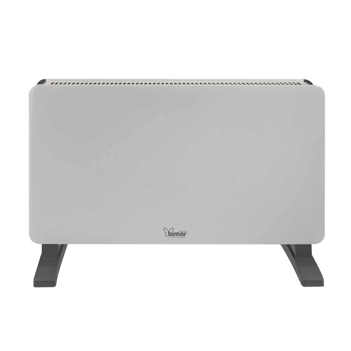 Bimar HC513 Termoconvettore a Convezione Naturale in Filo Metallico con Programmatore 24h, Stufa Elettrica con Ventilatore Turbo 2000W, 2 Potenze di Riscaldamento, Termostato Regolabile, Silenzioso