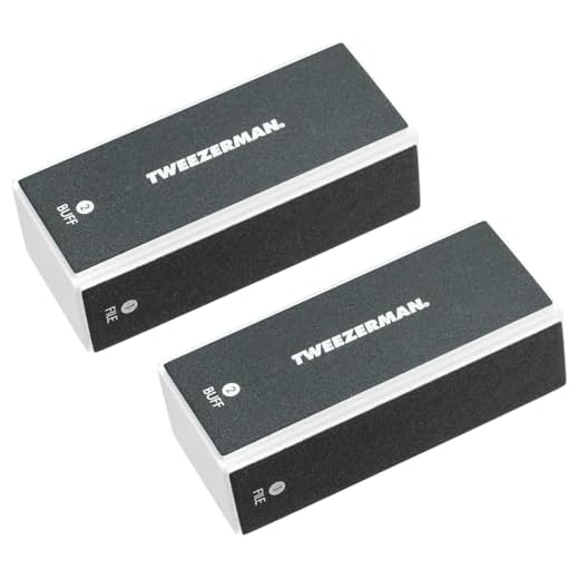 Tweezerman Black Nail Buff (2 Pack)