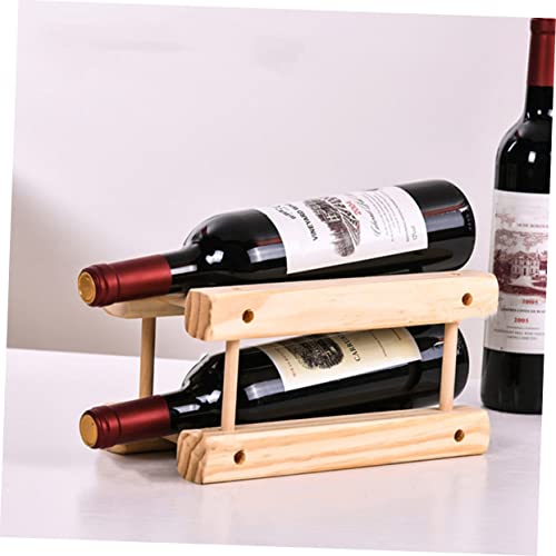 Soporte Decorativo de Madera para Botellas de Vino miniatura 4