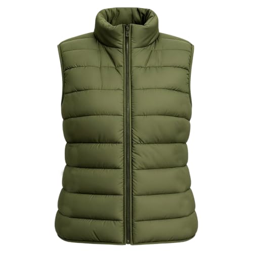 Puffer Vest Women Casual Lightweight Zip Up Sleeveless Quilted Jacket - image 5