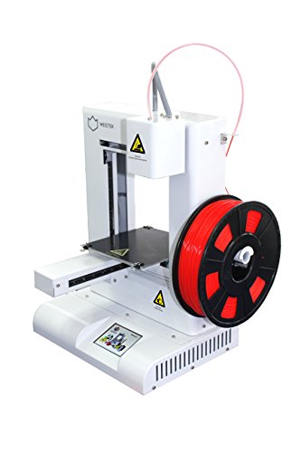 Ideawerk Wt280A Plus 3D Printer With Full Color Touch Panel, 5.9" X 5.9" X 5.1" Build Area, White #TOP1