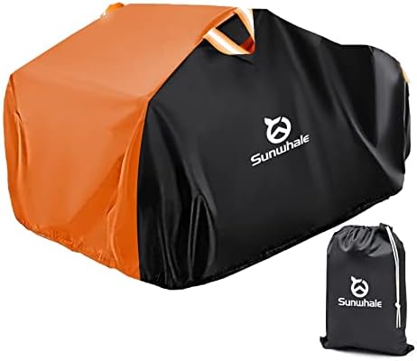 Sunwhale ATV Cover Waterproof Heavy Duty - 4 Wheeler Cover Universal Outdoor Quad Rain Cover All Season Weather fit for Up to 98'' Polaris Sportsman Yamaha Honda Kawasaki Quad Bike-XXXLarge