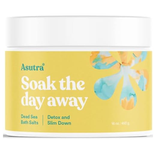 ASUTRA Dead Sea Bath Salts (Detox & Slim Down), 16 oz | Cleanse, Purify & Fight Cellulite | Soak in Rich & Vital Healing Minerals | All Natural & Organic Eucalyptus, Tea Tree & Lemon Essential Oils