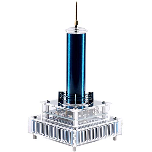 Joytech Music Tesla Coil Acrylic Base Shell Arc Plasma Loudspeaker Wireless Transmission Experiment...