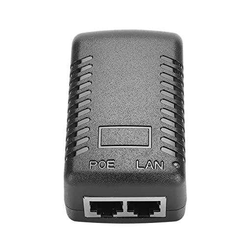 POE Injector, 24W DC 24V 1A Adaptador de Corriente con Protección contra Cortocircuito, Sobrecorriente y Sobretensión, para Dispositivos Bluetooth POE Estándar IEEE802.3 (Enchufe US) miniatura 3