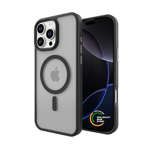 Image of for iPhone Case 16 Pro, [Anti-Yellowing Technology] [Military Grade Drop Protection] Shockproof Slim Hybrid Phone Case for iPhone 16 Pro - Carbon Black