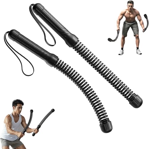 YKealtha バトルロープ【2025改良型-2個入】 ロープレスバトルロープ 自宅用 筋トレフィットネス器具 トレーニング用 ホームジム 自宅 トレーニングロープ 筋トレ 収納便利 滑り止め加工 男女兼用