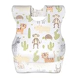 KIIS Disposable Baby Bibs for Baby Boys and Girls - Individually Packaged - Hygienic, Soft and Leakproof (20 PCS) (Animal)