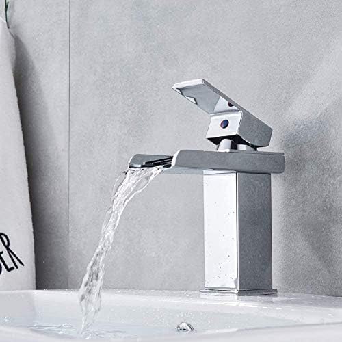 Mitigeur évier cuisine chrome brillant pour salle de bain moderne LWX