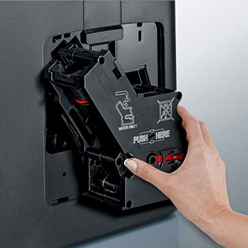 Siemens Volautomatische koffiemachine EQ.6 plus s300 TE653501DE, voor vele koffiespecialiteiten, melkopschuimmondstuk, keramische molen, dubbele kopfunctie, antikalk, automatische stoomreiniging, 1500 W, zilver, grijs - Image 6