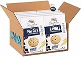 Gentilini Favole Biscotti Frollini con Gocce di Cioccolato Fondente 330g [CAIYA® BOX da 8 Confezioni]