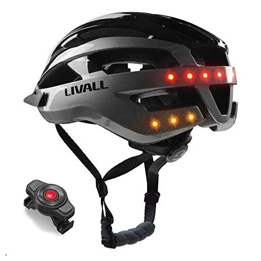 LIVALL Unisex – Erwachsene MT1 Musik, Rücklicht, Blinker, Navigation, Anruffunktion und SOS-System Fahrradhelm, schwarz/anthrazit, M (54-58 cm)