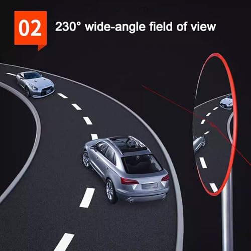 Miroir d'angle pour coins de route RLKHXBS miroir de sécurité courbé