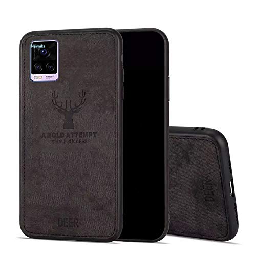 Navnika Deer Series Shockproof Anti Slip Soft Fabric Case Vivo V20 Pro | 5G with with Camera Protection Premium Protective Back Case Cover for Vivo V20 Pro | 5G -Black (B08RCN6ZMN) Amazon Price History, Amazon Price Tracker