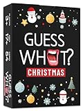 Christmas Card Game Guess What - Adult Games | Christmas Stocking Filler | Xmas Gift Ideas, Secret Santa Gifts | Holiday Party Game | Card Games for Adults Party | Card Game for Adults