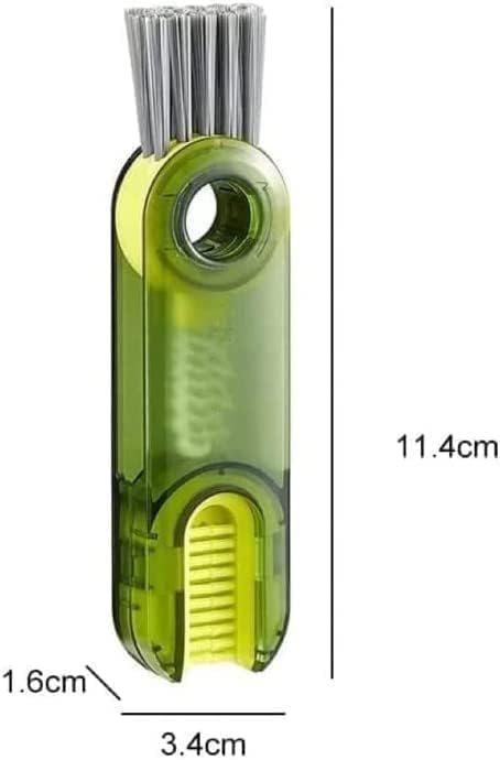 3 in 1 Cup Lid Gap Cleaning Brush Set, Multifunctional Bottle Cleaning Tools, Silicone Cup Holder Cleaner, Home Kitchen Cleaning Tools (3Pcs) 1