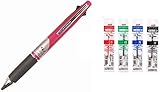 uni Jetstream 4&1 Red Green Blue and Black 0.7mm Ballpoint Multi Pen and 0.5mm Mechanical Pencil (Pink) + Refill 4 Colors 0.7mm Set