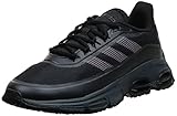 QUADCUBE (EG4390) adidas QUADCUBE, Zapatillas Running Hombre, Negro (Core Black/Core Black/Signal Coral), 44 2/3 EU