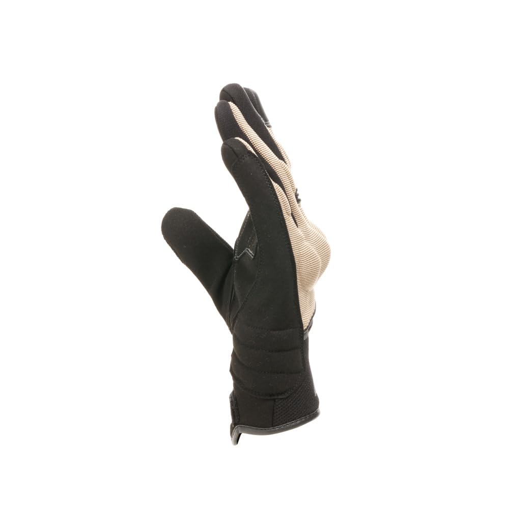 DAINESE Metrax Air Gloves, Guanto Moto Urban Corto in Tessuto Aerato per Estate con Smart Touch e Calzata Facile, per Uomo, Black/Tidal Foam, S