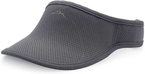 Viseras Gris para Hombre y Mujer, Banda Gruesa, Banda de Sudor Ajustable, para Golf, Ciclismo, Pesca, Tenis, Jogging y Otros Deportes