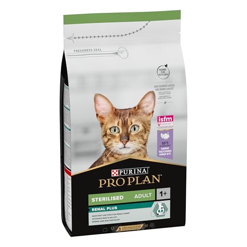 Pro Plan Purina Comida Seco para Gato Esterilizado con Optirenal, Sabor Pavo - 1.5 Kg