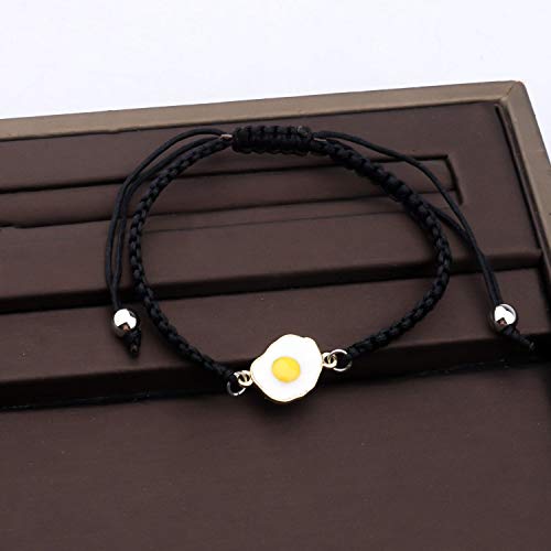 CENWA Egg Jewelry Breakfast Jewelry Egg Pendant Adjustable Bracelet Egg Gift Egg Lover Gift3
