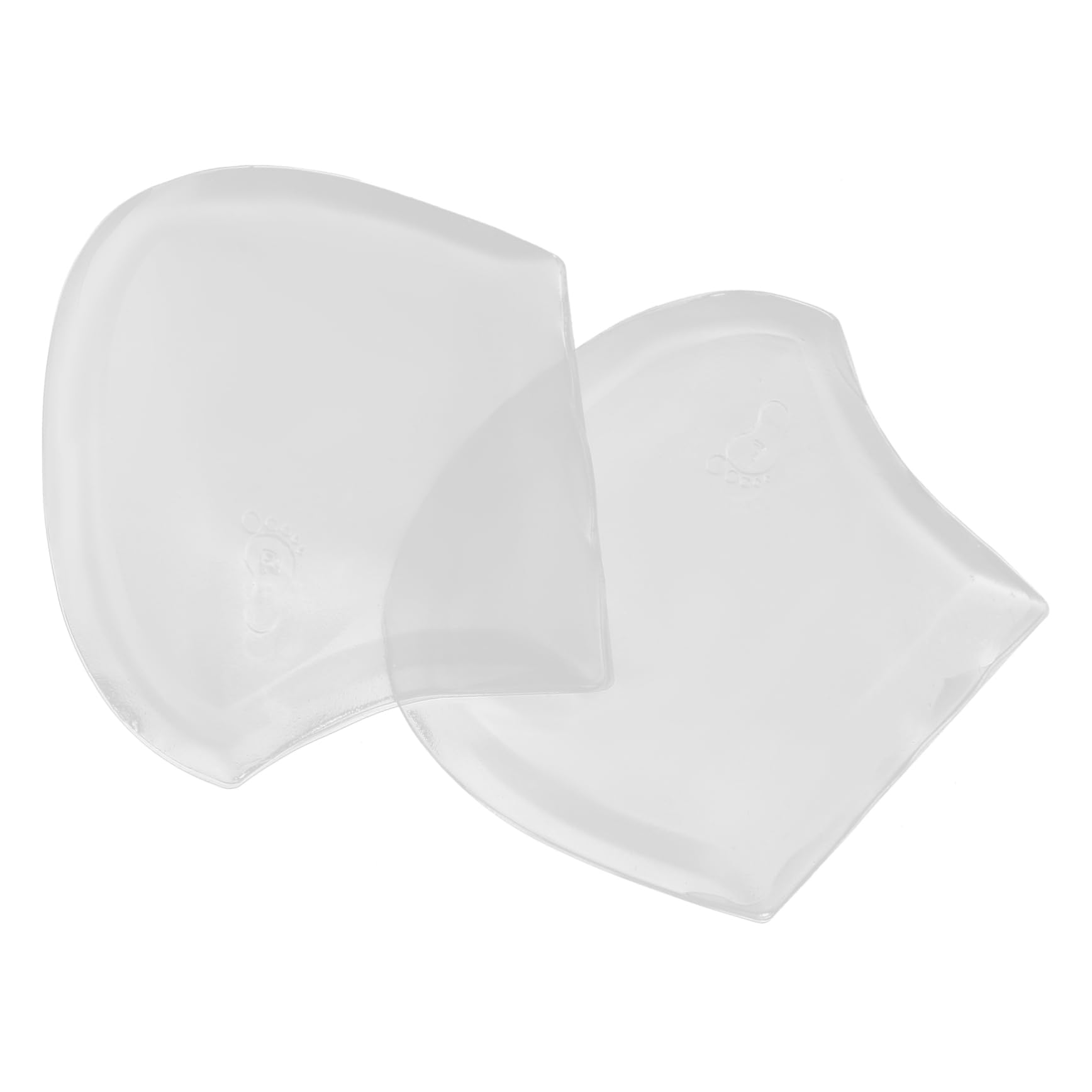 FRCOLOR 1 Pair Arch Half Pad Support Insoles for Flat Foot Ankle Brace High Heel Insert Flat Foot Insoles Foot Accessory Foot Supply Transparent Gel
