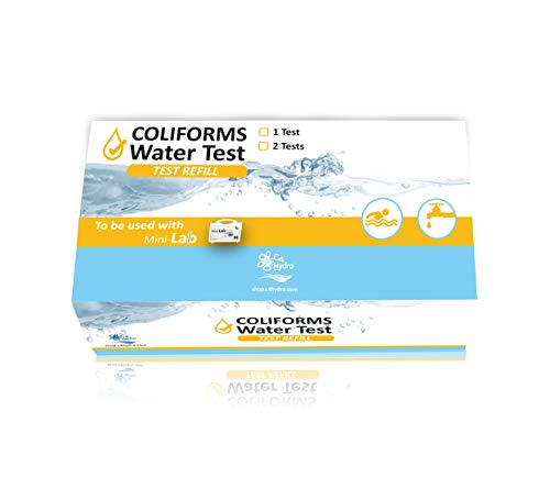 Coliforms Water Test - 1 test refill - Rileva la presenza di batteri coliforms (compresa E. COLI) in acqua in 24h Test monouso da utilizzare con il Mini-Lab di C4Hydro (venduto separatamente).