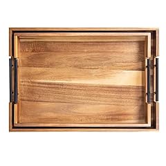 2pcs Rectangle Tray 20″+ 18″