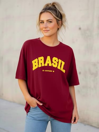 Image of LEOTUDE Valentine's Special Couple Matching Oversized Printed T-Shirt Combo