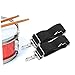 NULYLU 4Pcs Polyester Snare Drum Shoulder Strap with Metal Hook Adjustable Marching Band Drum Sling for Comfortable Performance and Secure Fit