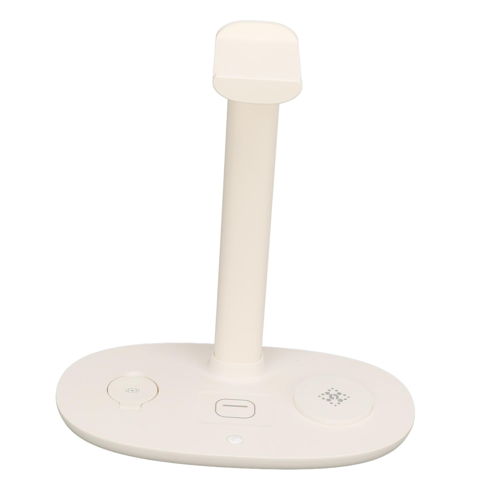 Jiawu Supporto per Cuffie 4 in 1 con Caricabatterie Wireless da 15 W Stazione di Ricarica Rapida per Telefoni Qi, Watch, Pro - Supporto Universale per Cuffie per Giochi (WHITE)