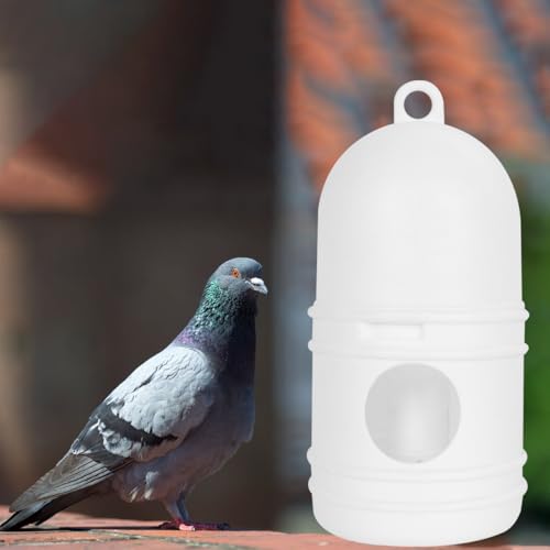 HOLIDYOYO 1 Liter Vogeltränke aus Kunststoff Tauben und Fasanen Wasserbehälter Befestigung für Geflügelkäfig Wasserspender für Hühner und Wachteln