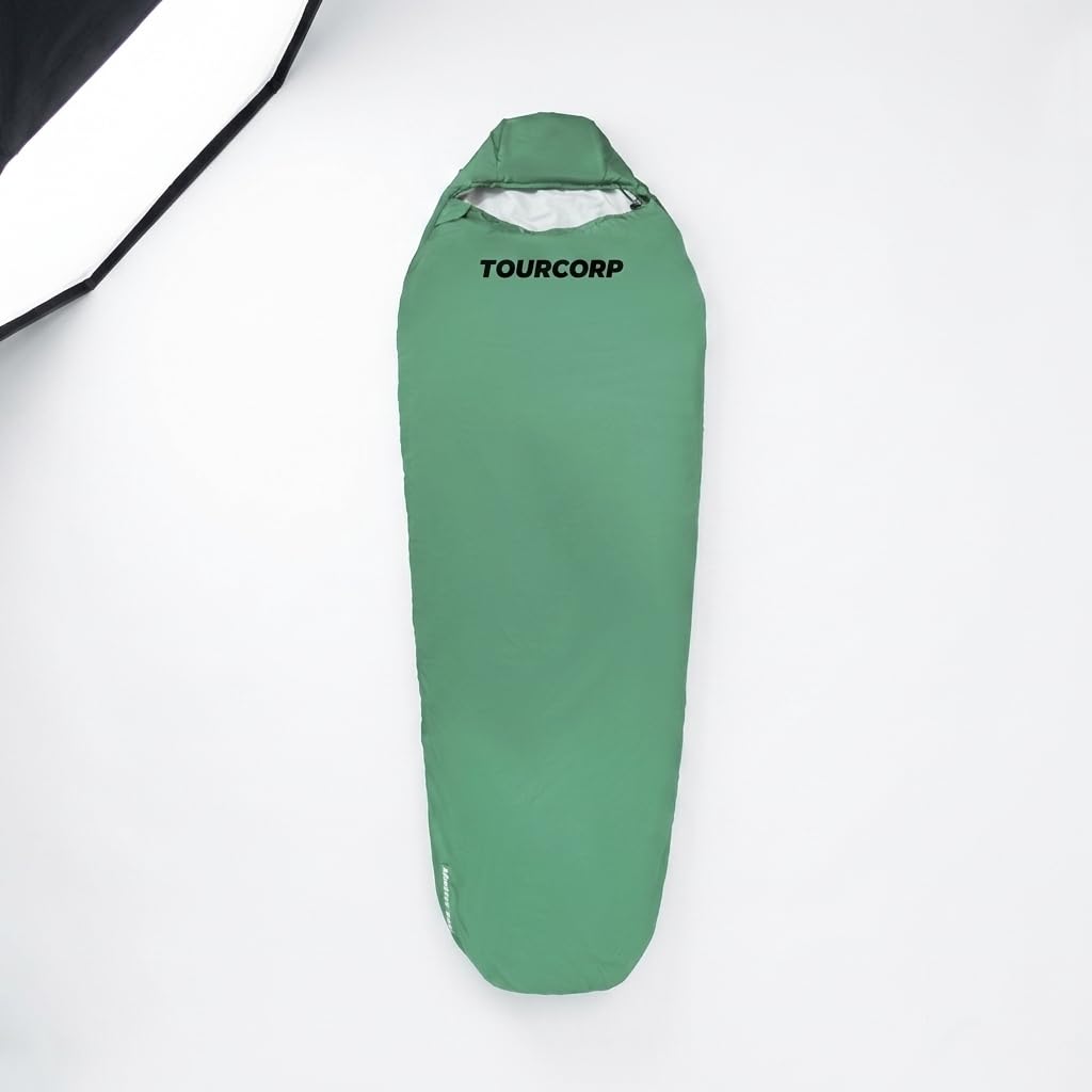 Sacco a Pelo Adulto Resistente E Leggero per Trekking E Campeggio Sacco Notte Compressibile in Nylon E Pongee Tessuto Sottile Traspirante per Notti