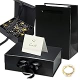 Magnética Cajas Regalo con Tapa,Cajas Decorativa de Embalaje de Regalo,Caja de Regalo Vacia de Lujo Premium,Caja de Regalo de Reutilizable Creative Box,Cajas de Regalo Magnéticas con Tapas,Bodas