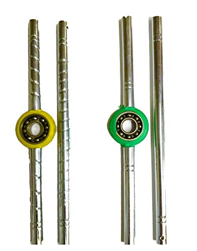 Avanti Creation Stainless Steel Bearing Dandiya Sticks for Dance Garba Sticks for Navratri Celebration 9 Inches Small Size (Pack of 6 Pair)