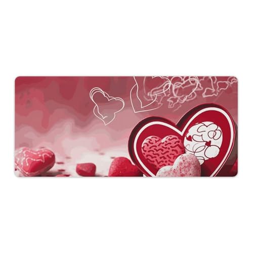 Tapis de souris Saint-Valentin imprimé, le cadeau idéal pour équiper un bureau